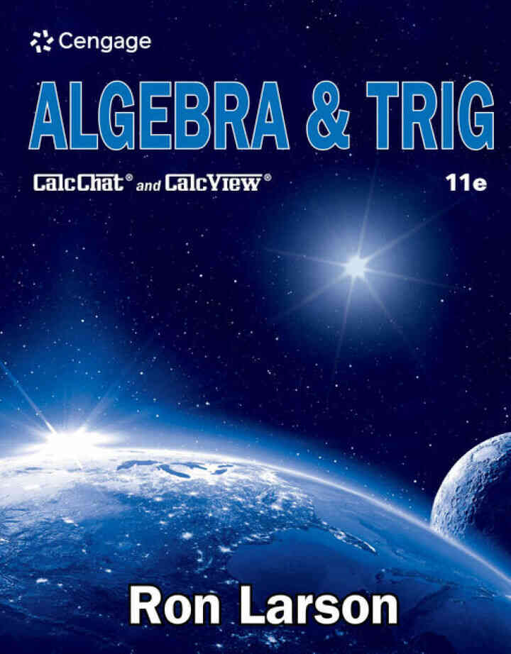 Algebra & Trig 11th Edition