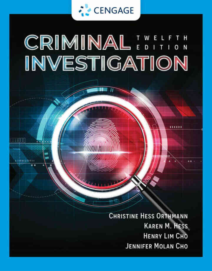 Criminal Investigation 12th Edition