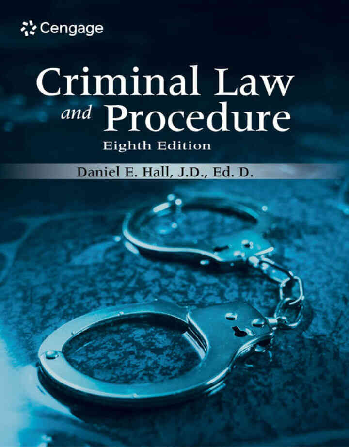 Criminal Law and Procedure 8th Edition