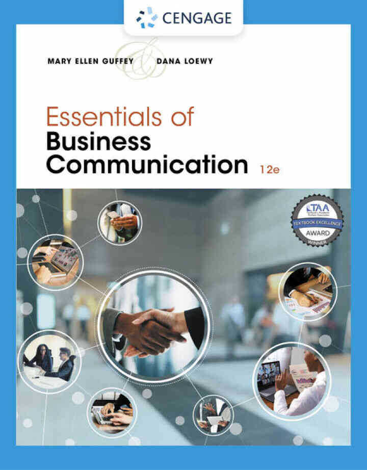 Essentials of Business Communication, 12th Edition