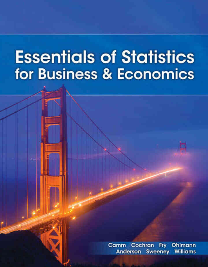 Essentials of Statistics for Business and Economics 10th Edition