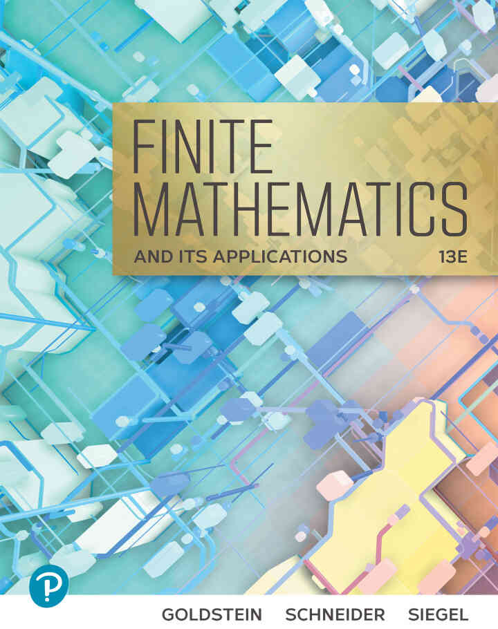 Finite Mathematics & Its Applications, 13th Edition