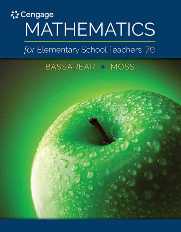 Mathematics for Elementary School Teachers, 7th Edition