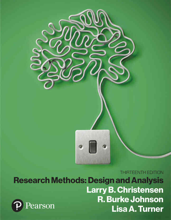 Research Methods, Design, and Analysis, 13th Edition